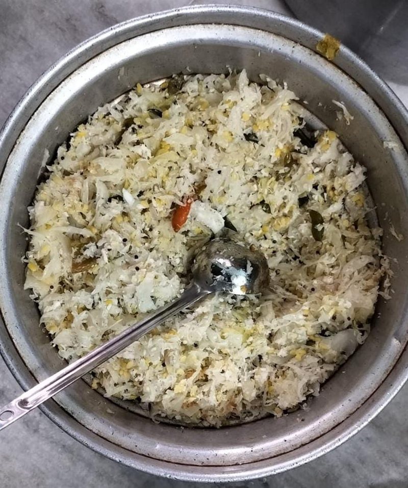 முட்டைக்கோஸ் பொரியல் - Cabbage Poriyal